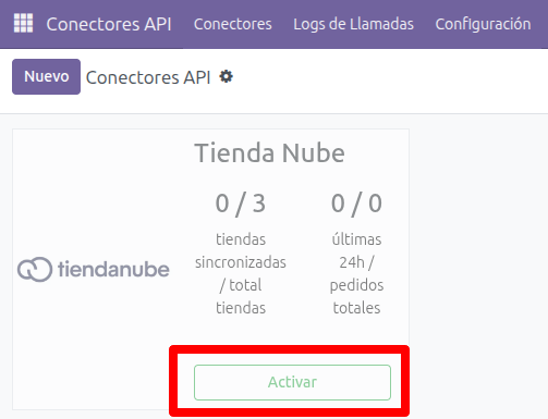 Activar conector