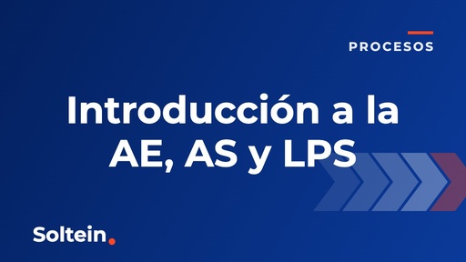 AE-AS-LPS - Introducción a la AE, AS y LPS