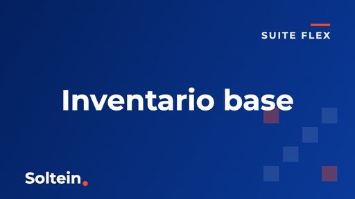 C09 - Inventario base