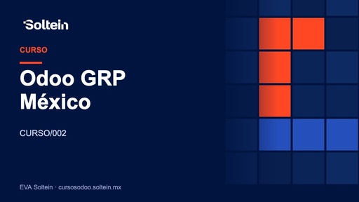 CURSO/002 - Odoo GRP México